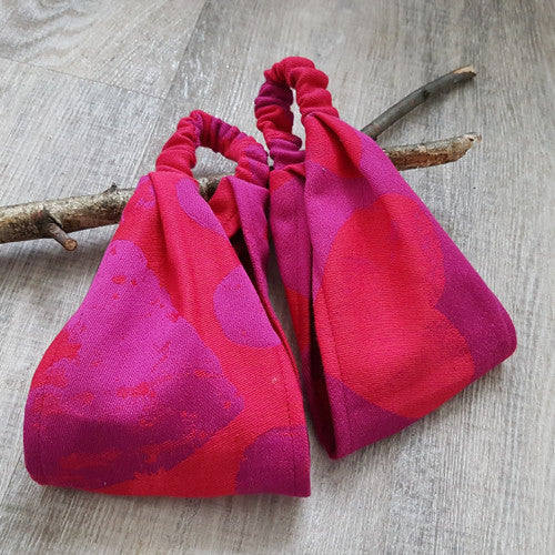 Valentine scarf headband