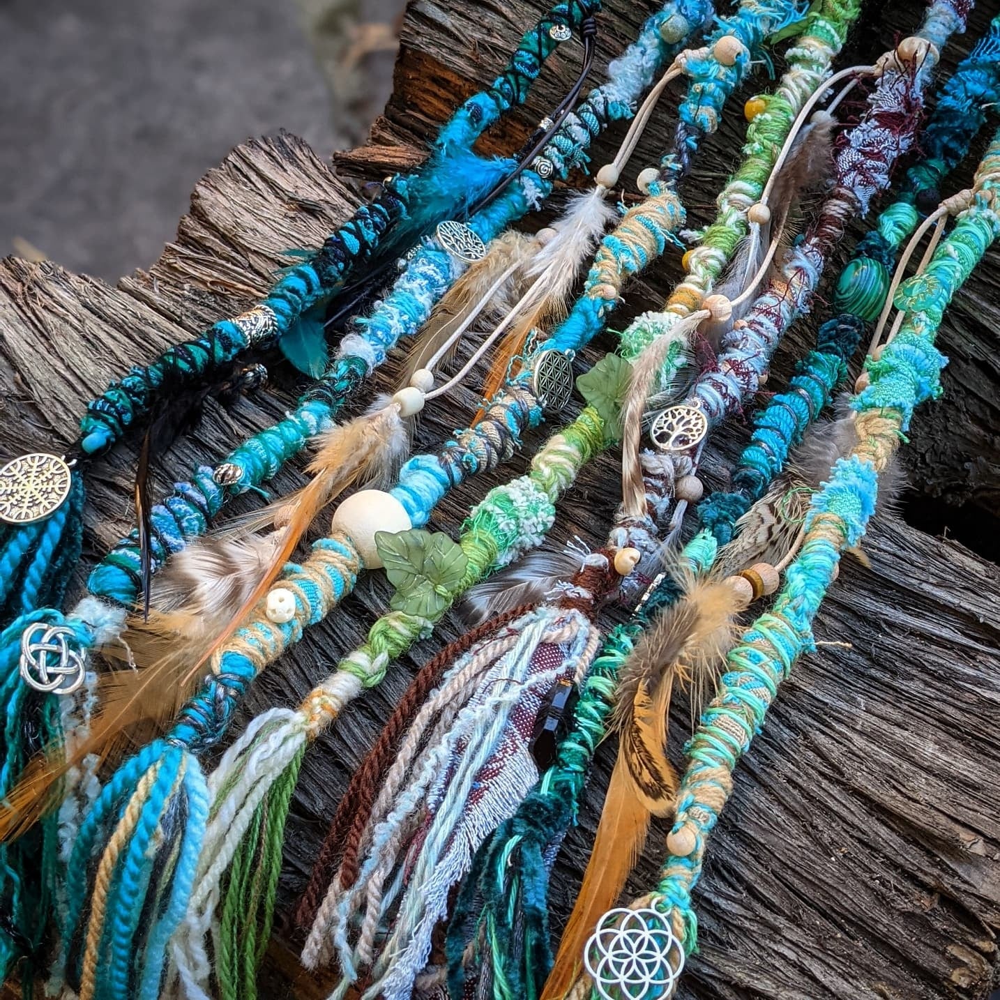 Hair wrap on request