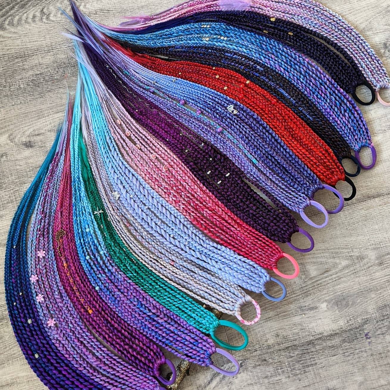 Braided elastic band "Princess" on request