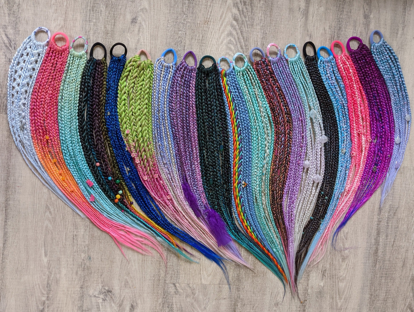 Braided elastic band "Princess" on request