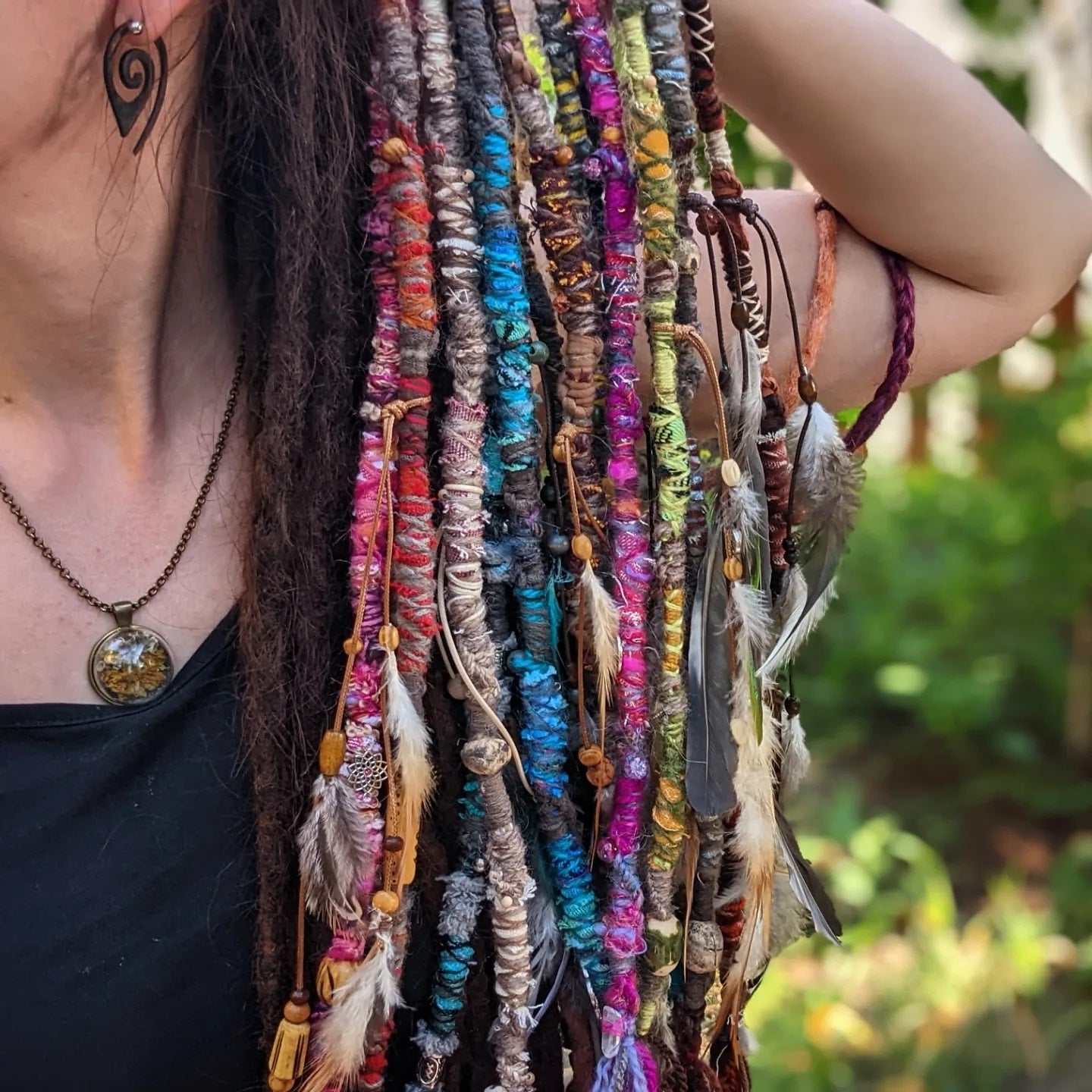 Hair wrap on request