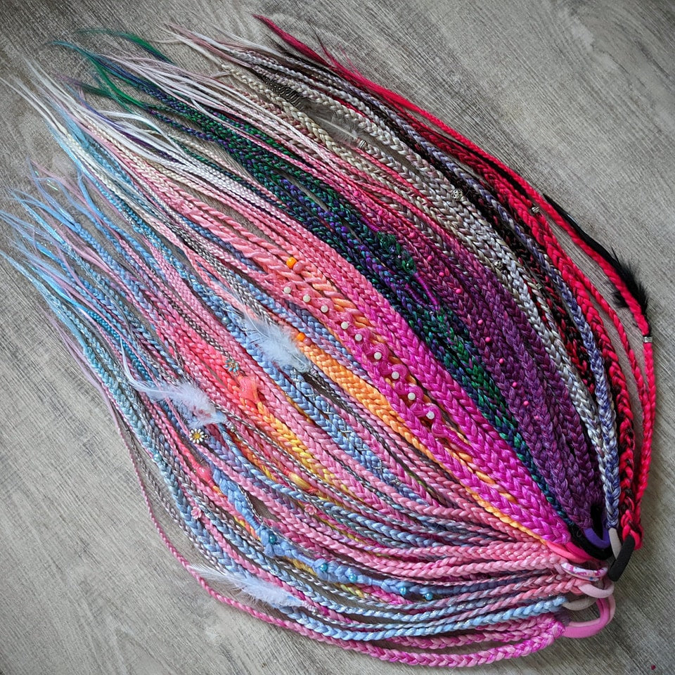 Braided elastic band "Princess" on request
