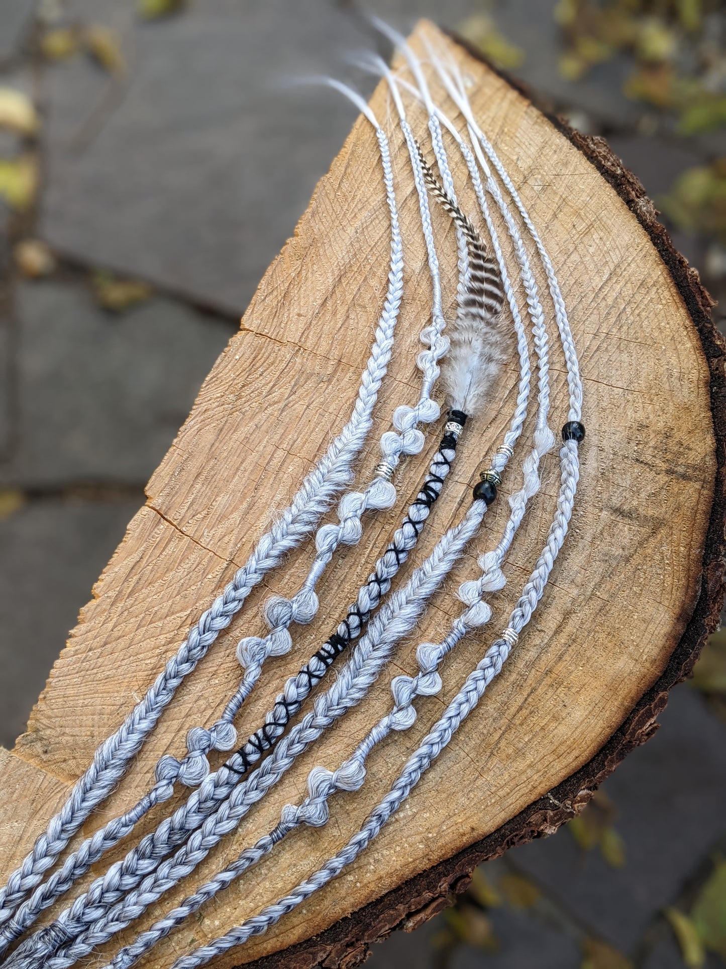 Decorative mini set of SE/DE braids/dreads on request