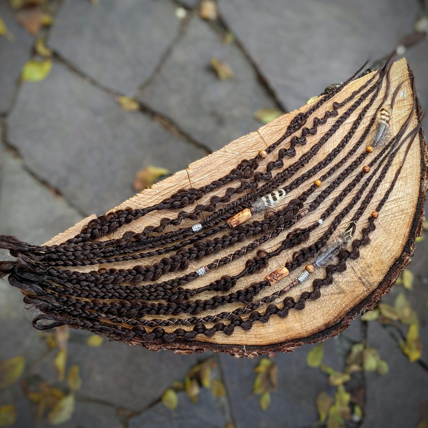 Decorative mini set of SE/DE braids/dreads on request