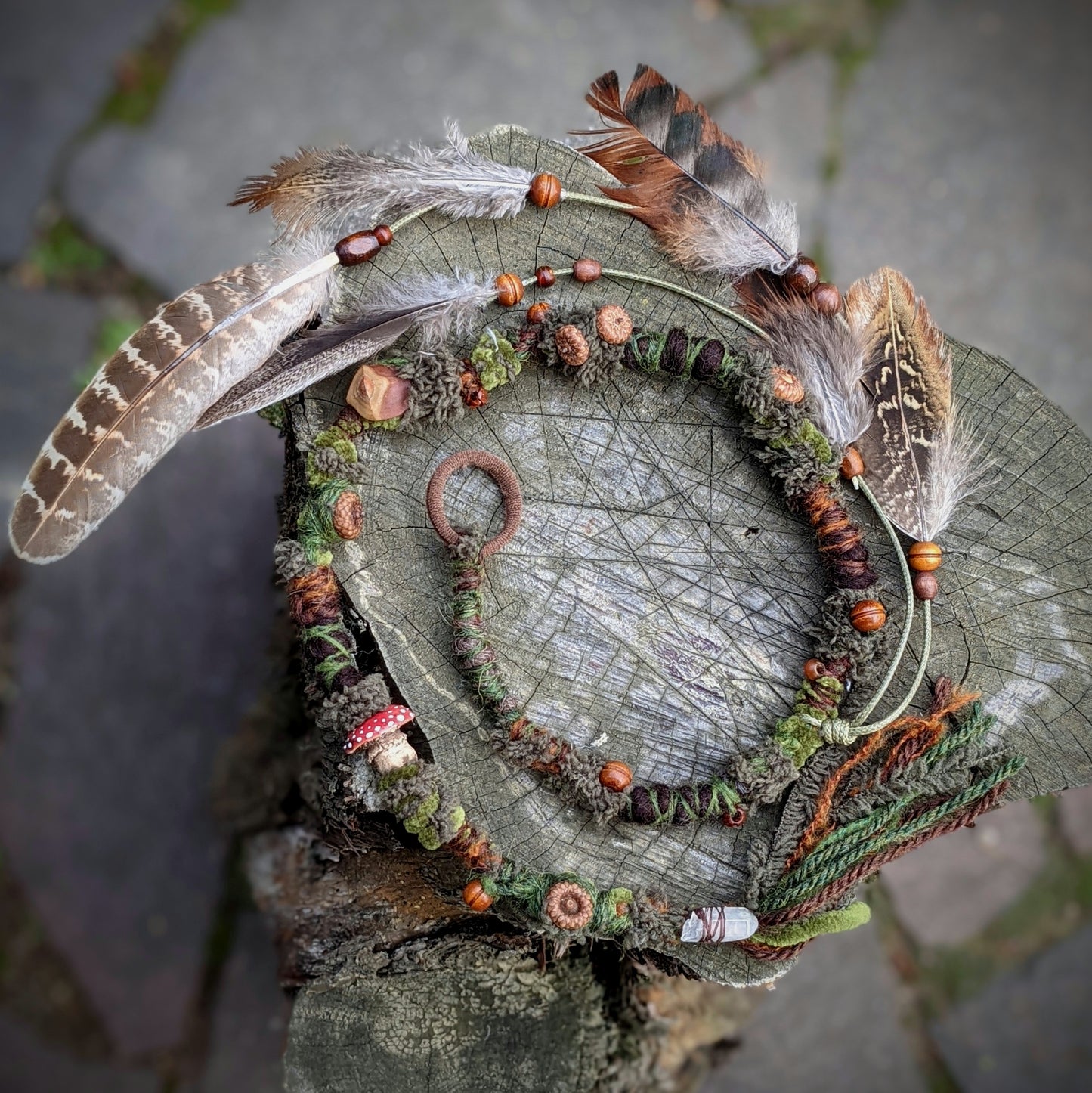 Hairwrap Moss (2in1)