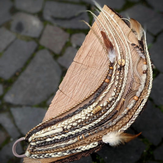 Braid dreadlock elastic band Bregalad