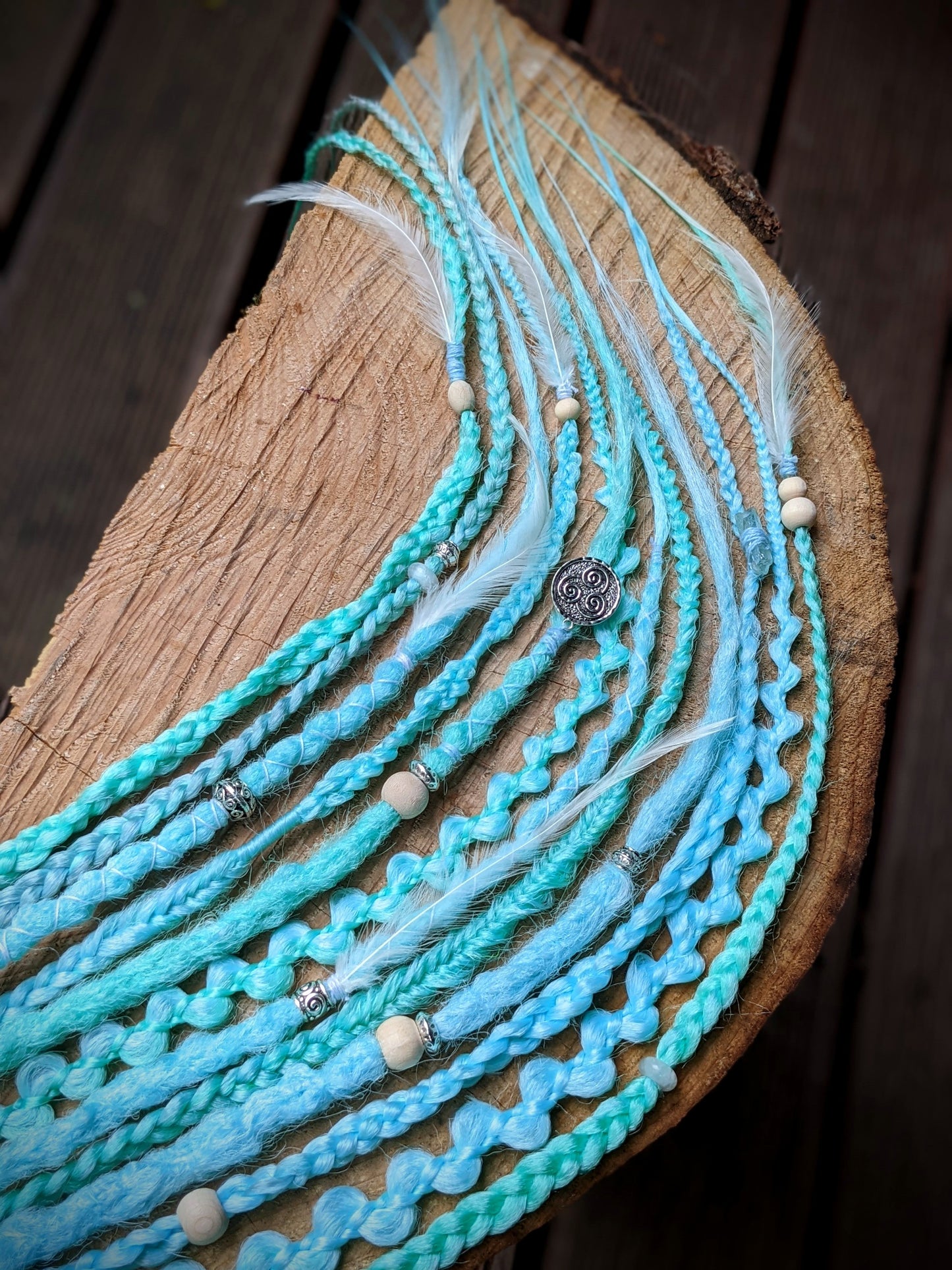Decorative mini set of SE/DE braids/dreads on request