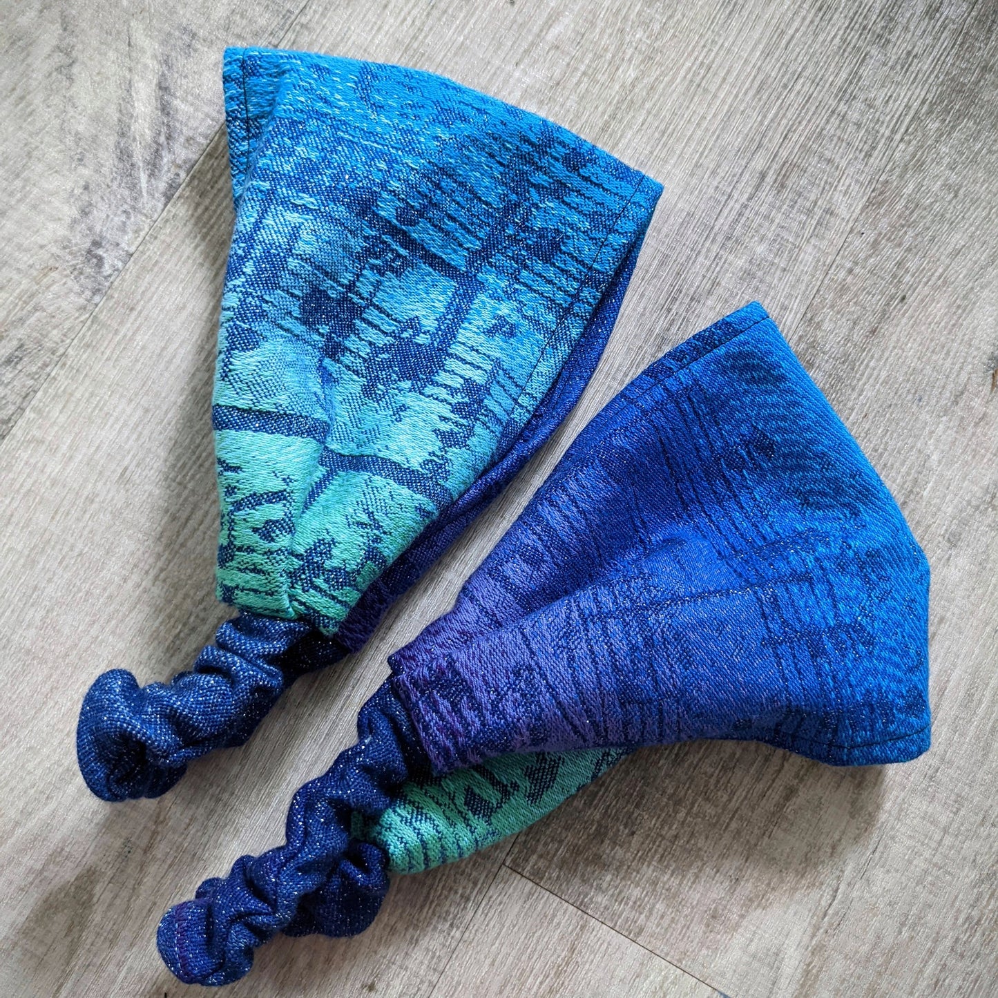 Scarf headband Notes glitter