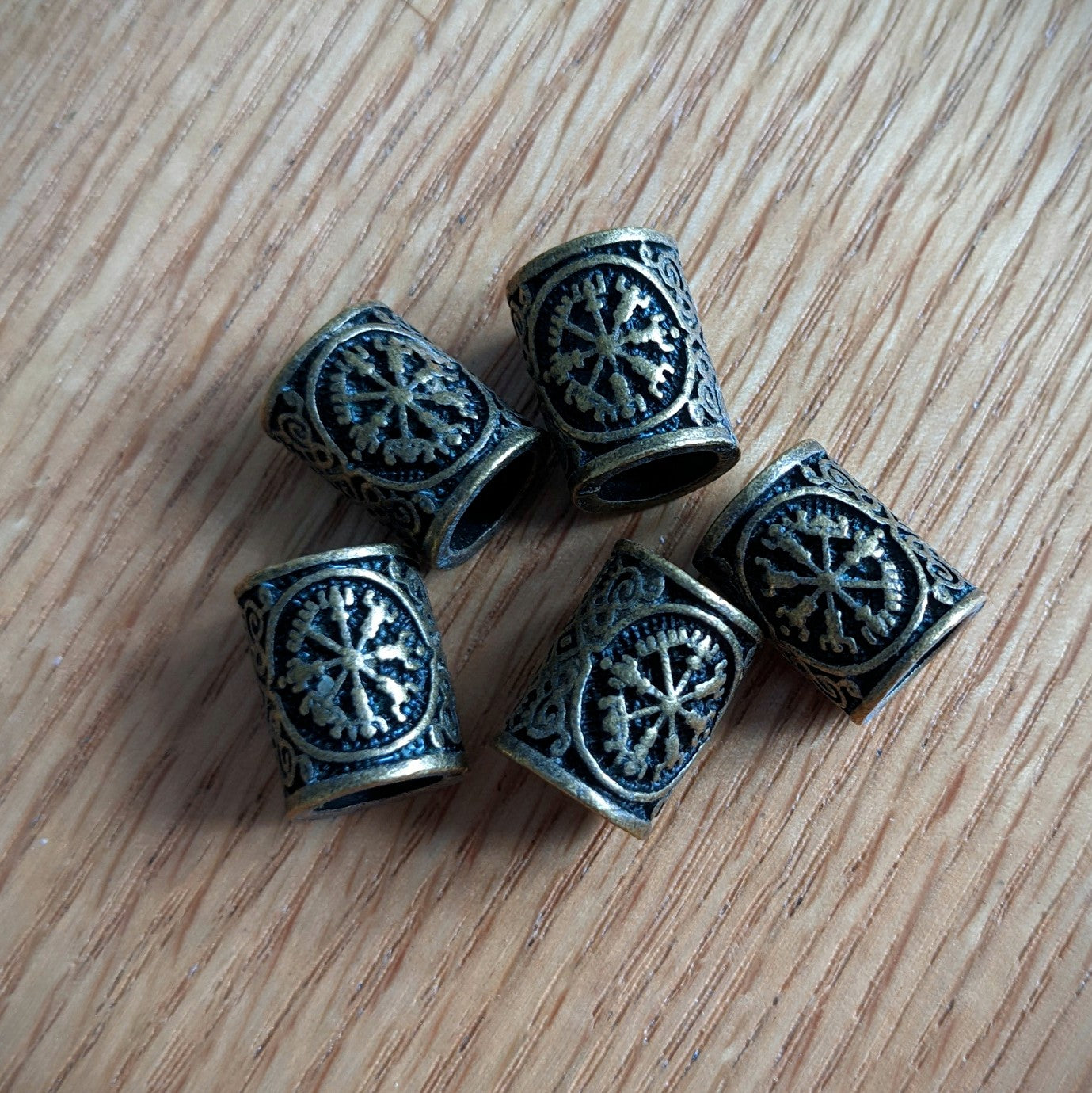 Ragnar metal beads