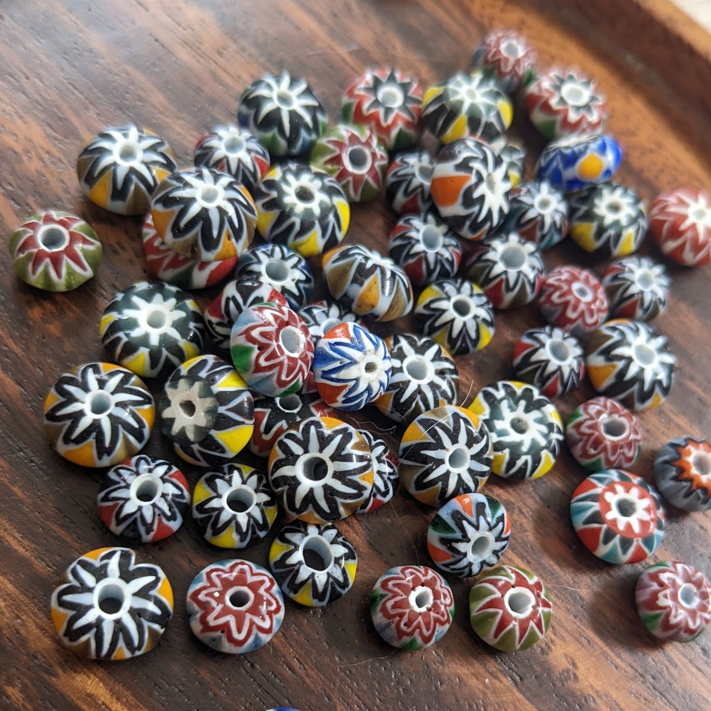 Glass beads - Nepal (5 pcs)