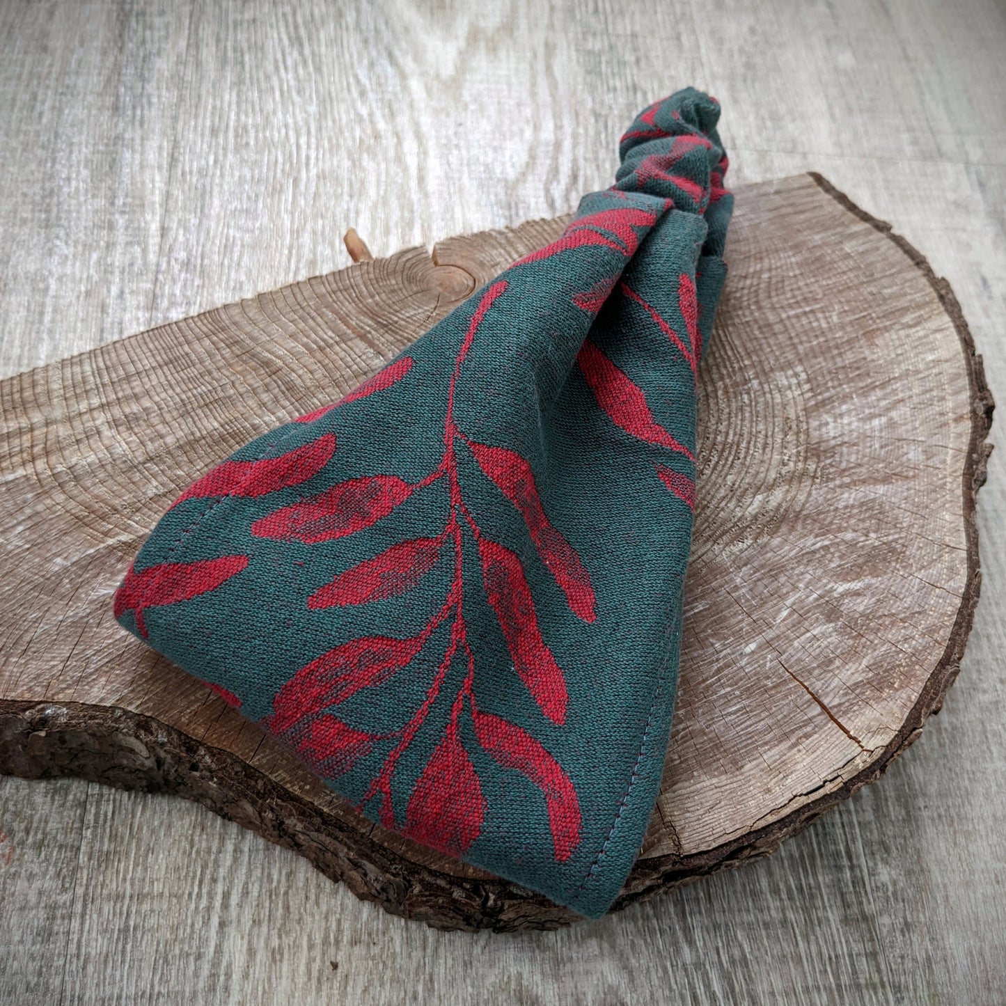 Scarf headband Leaves