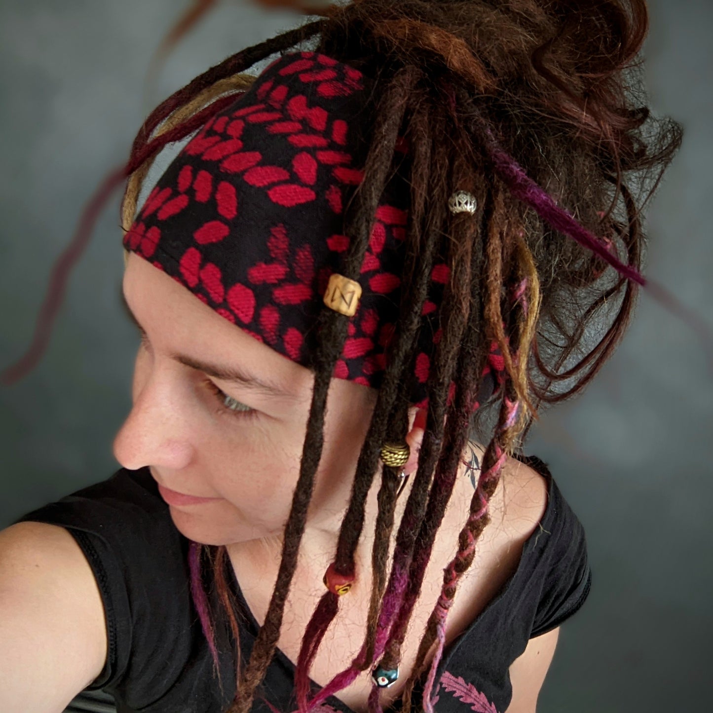 Red Ears Scarf Headband
