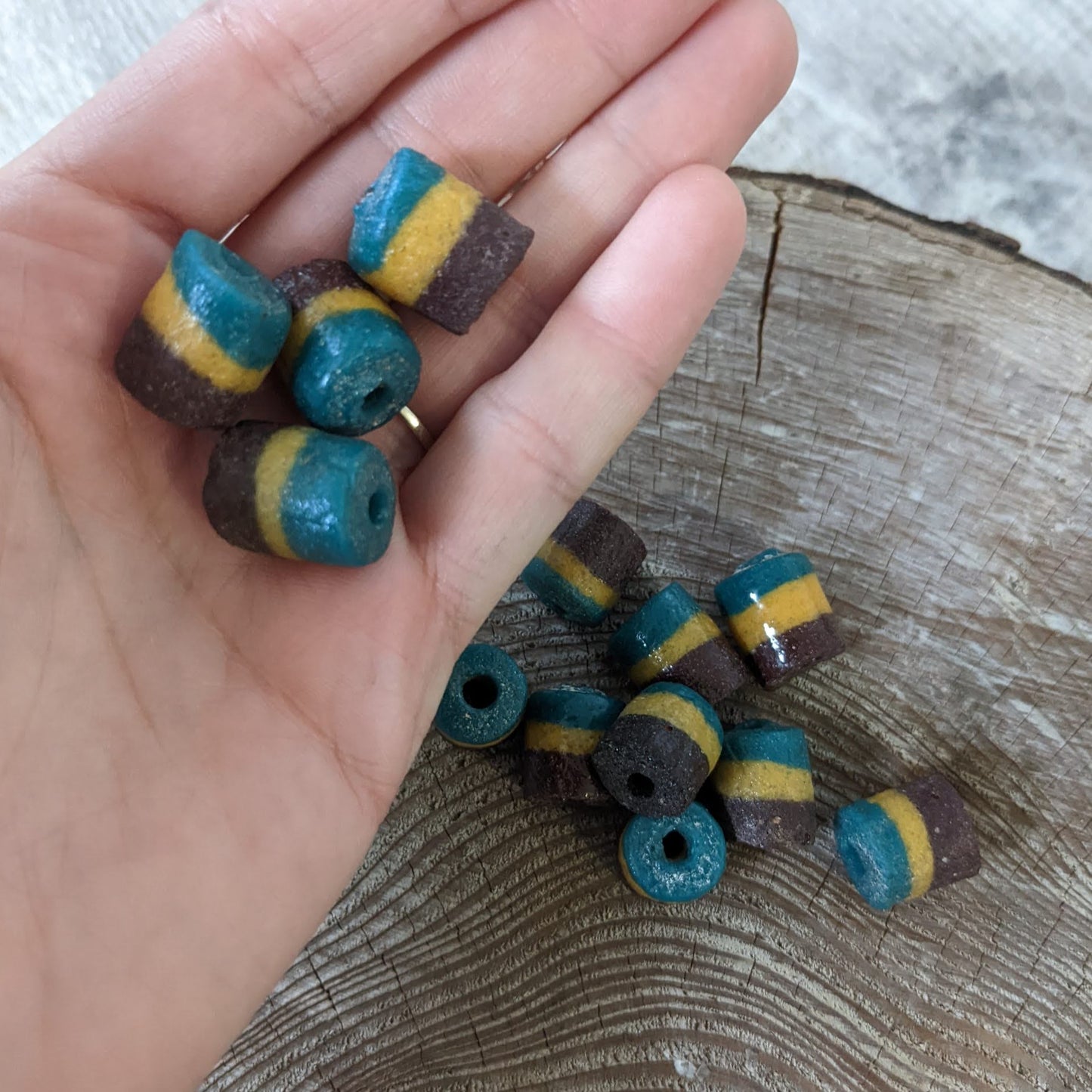 African "krobo" bead rollers
