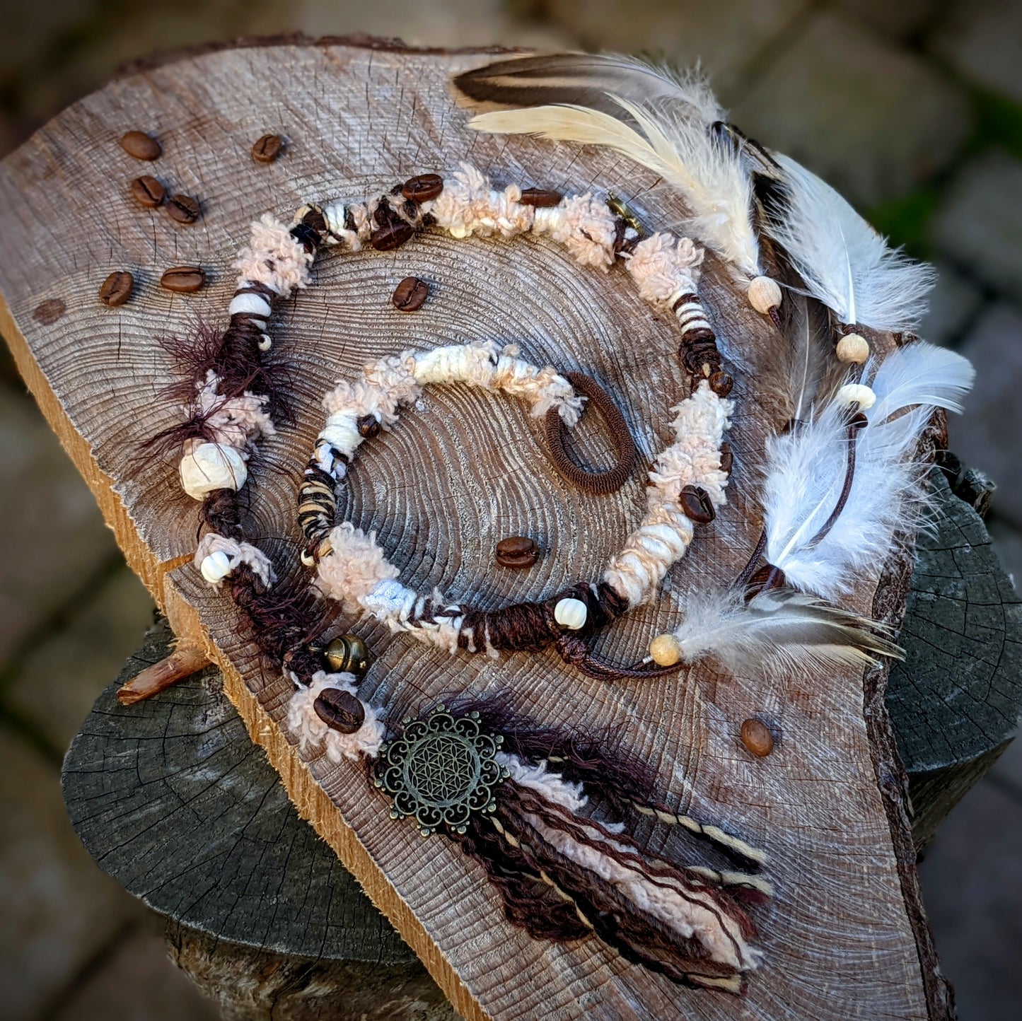 Hairwrap Caffe Latte (2v1)