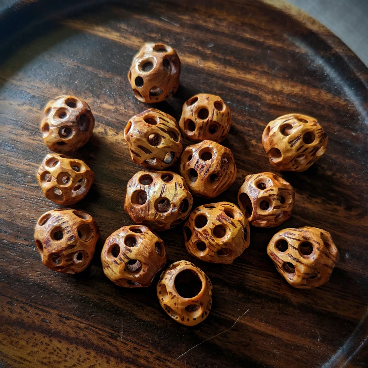 Hazelnut beads