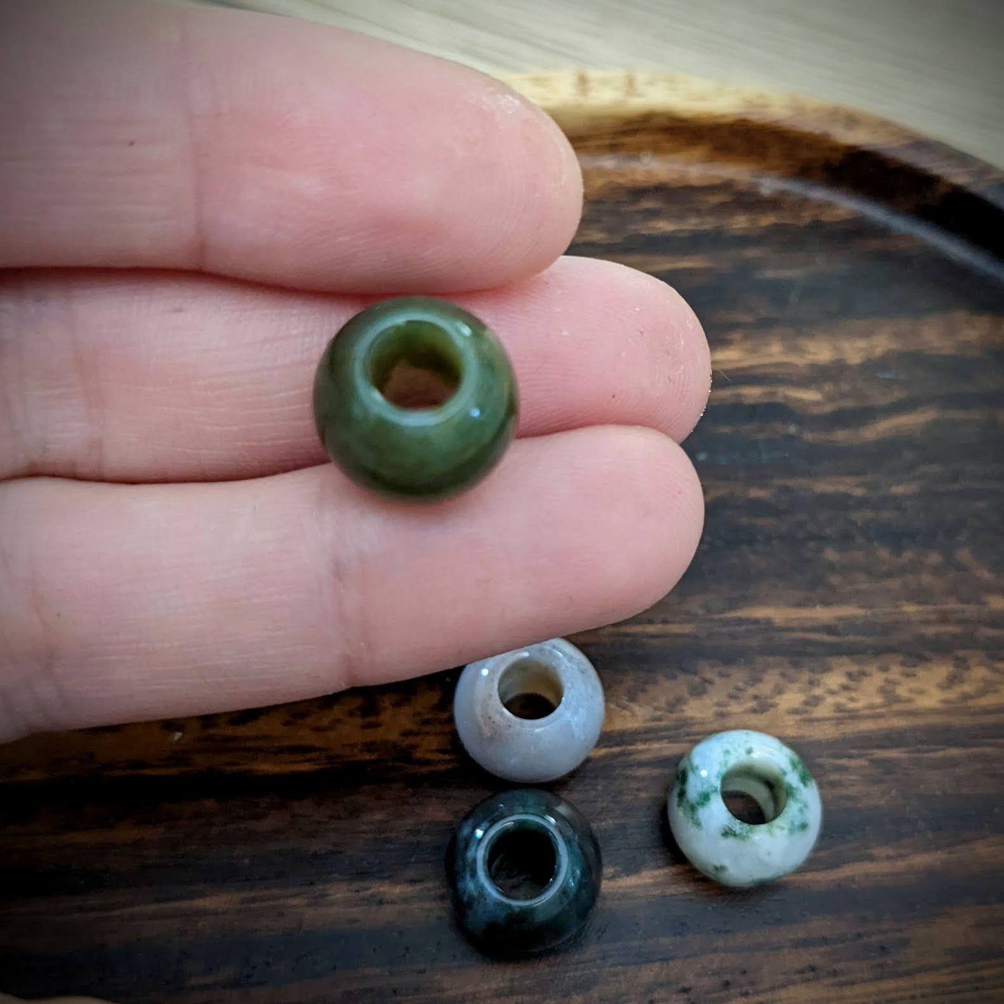 Agate ball beads