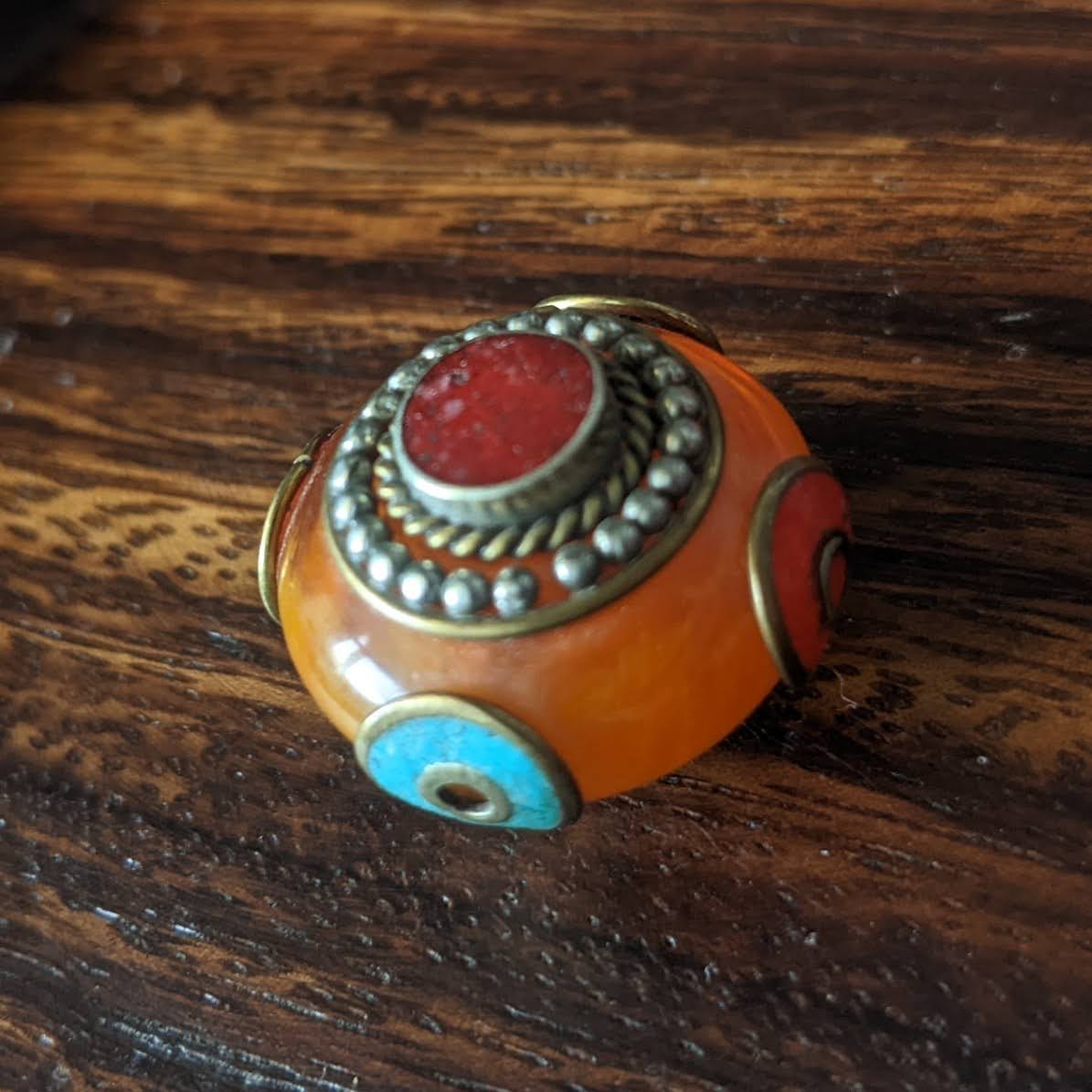 Korálky modlitební tibetské pryskyřice