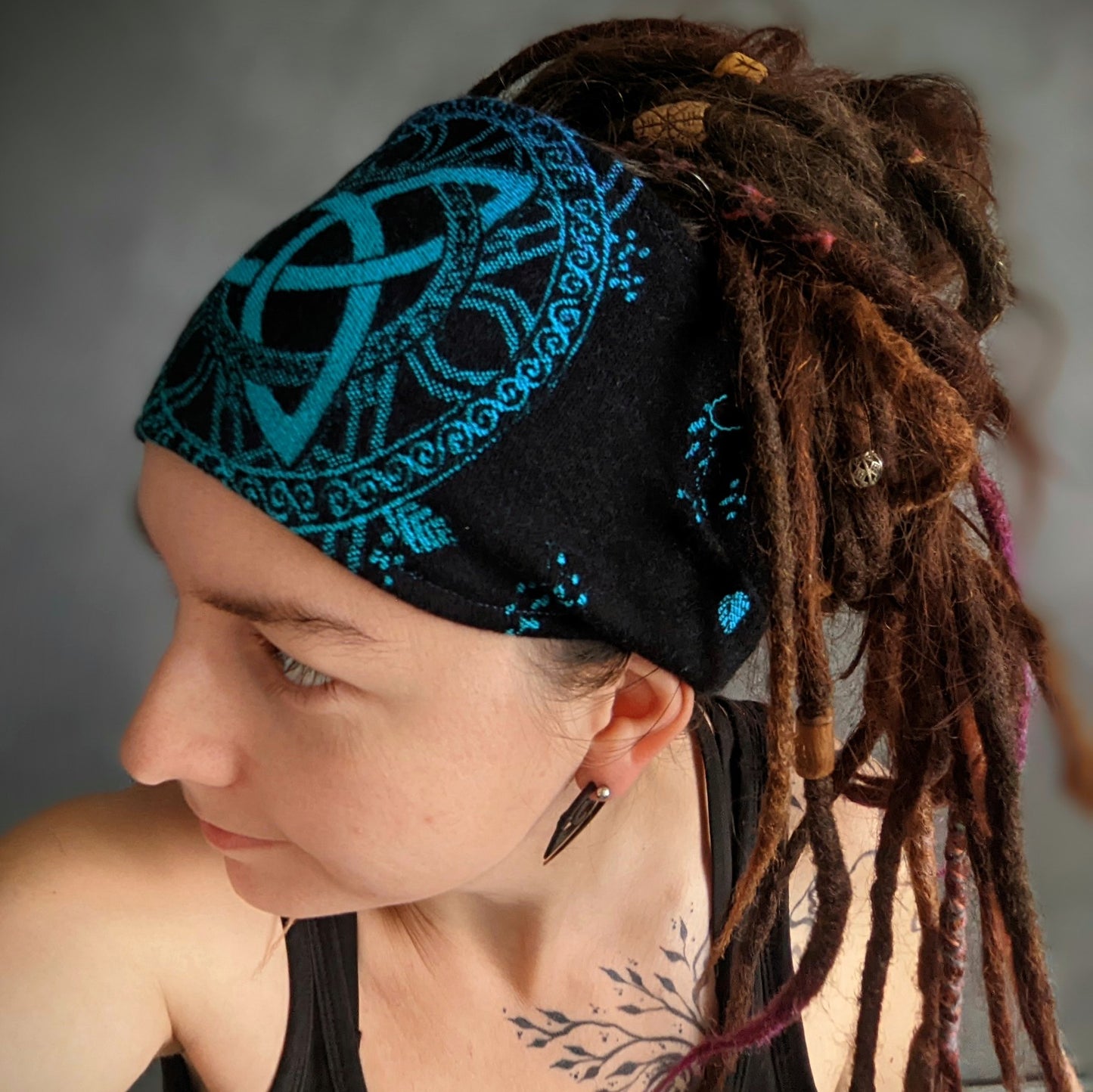Triquetra scarf headband