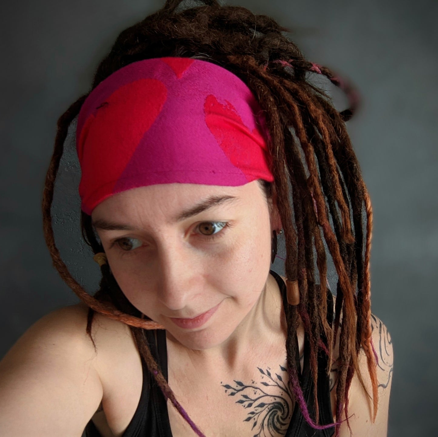 Valentine scarf headband
