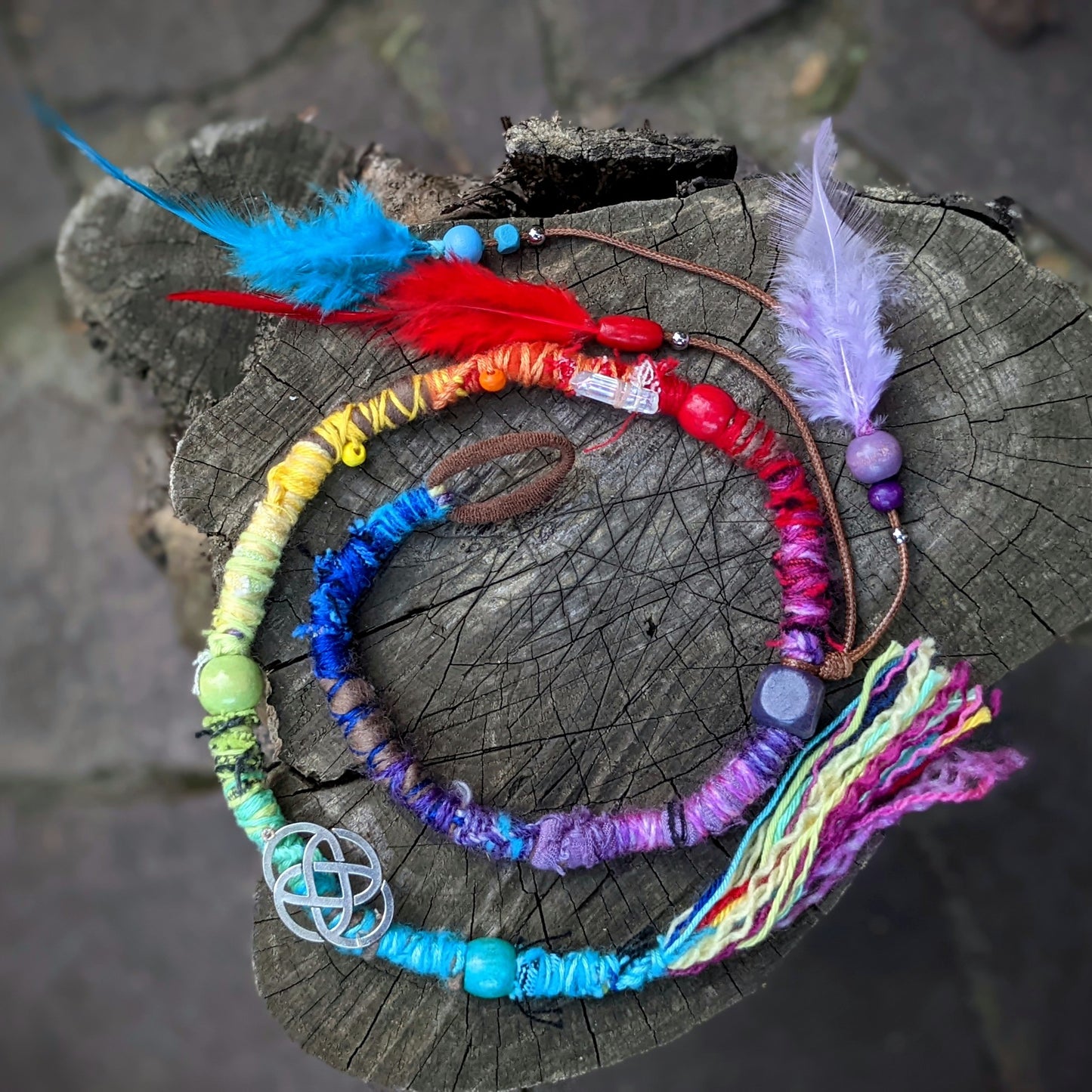 Hairwrap Regnbogi (2v1)