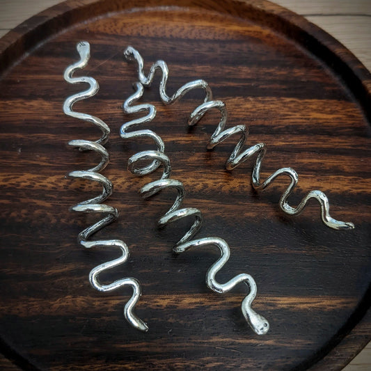 Metal beads long snakes