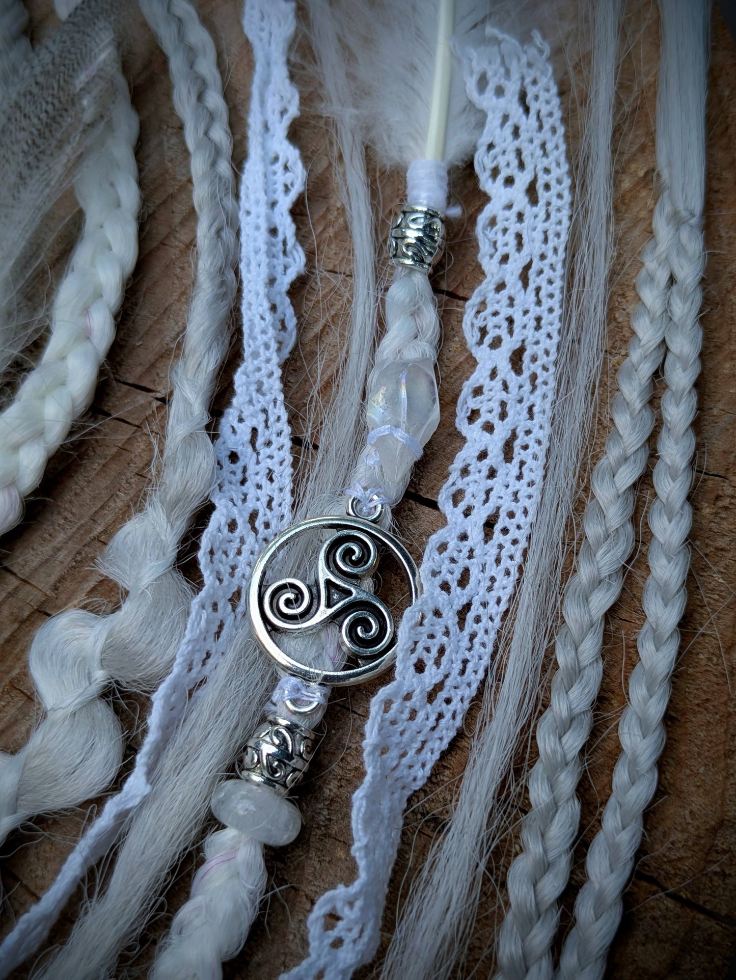 Braided dreadlock elastic band Hithlain