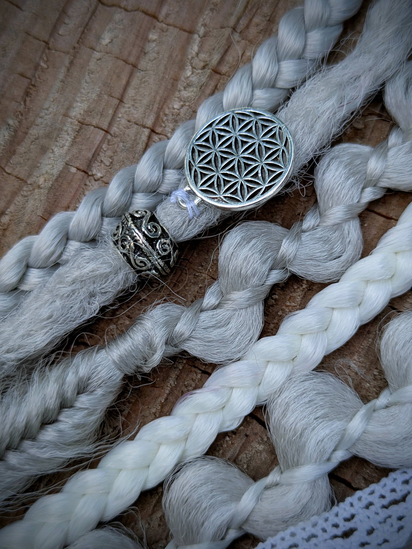 Braided dreadlock elastic band Hithlain