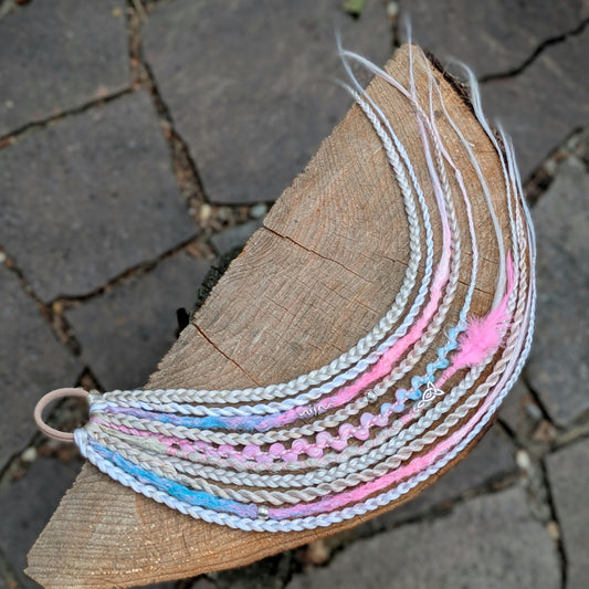 Allannia braid dreadlock elastic