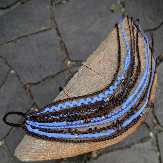 Allannia braid dreadlock elastic