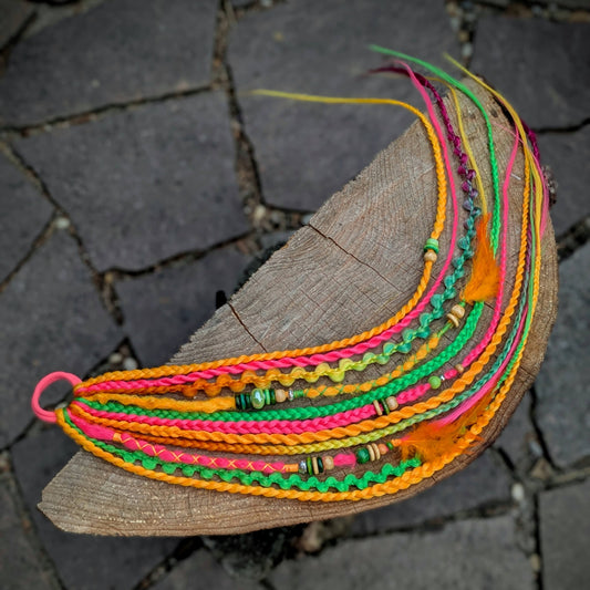Allannia braid dreadlock elastic
