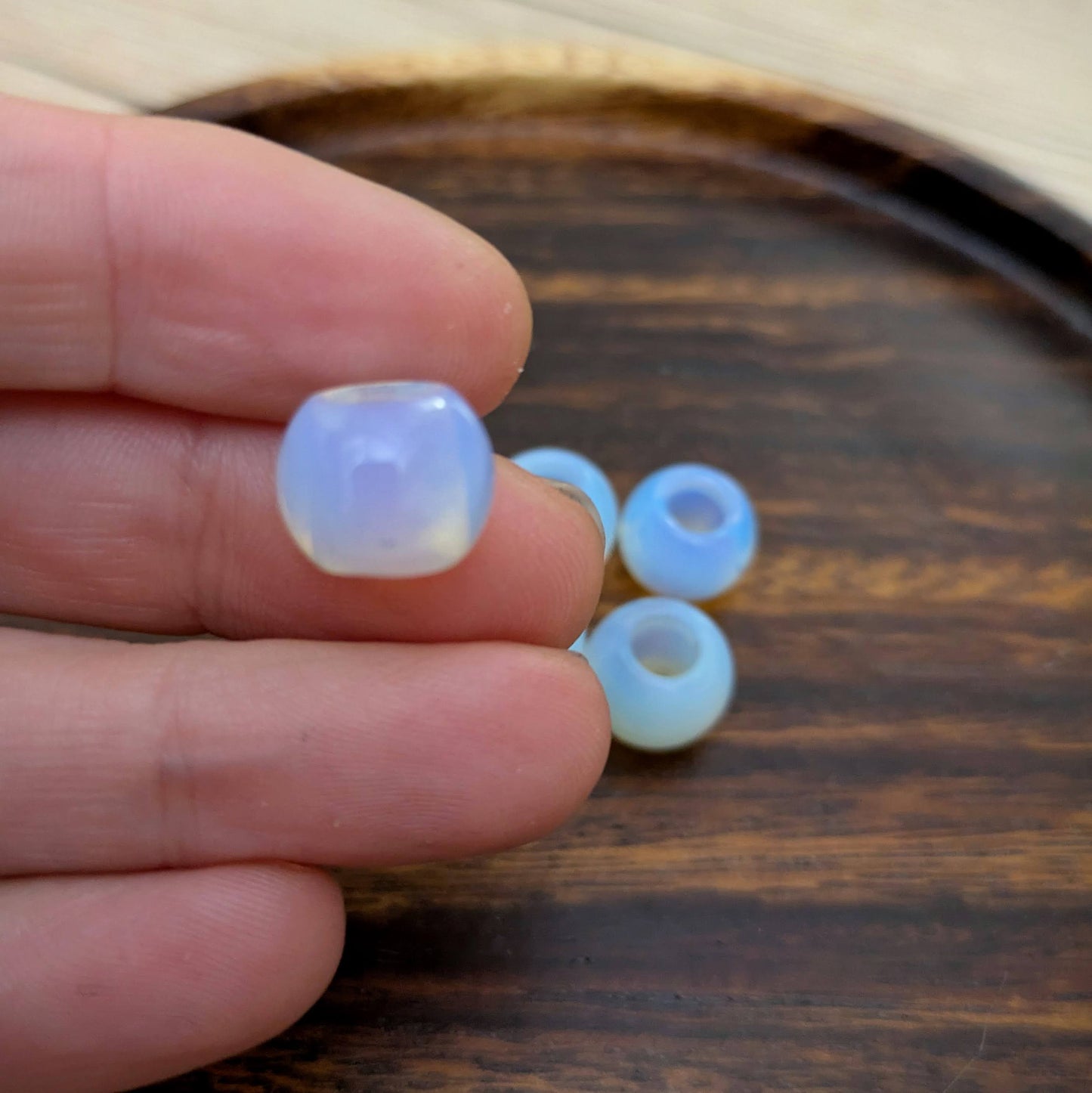 Korálky kuličky měsíční kámen