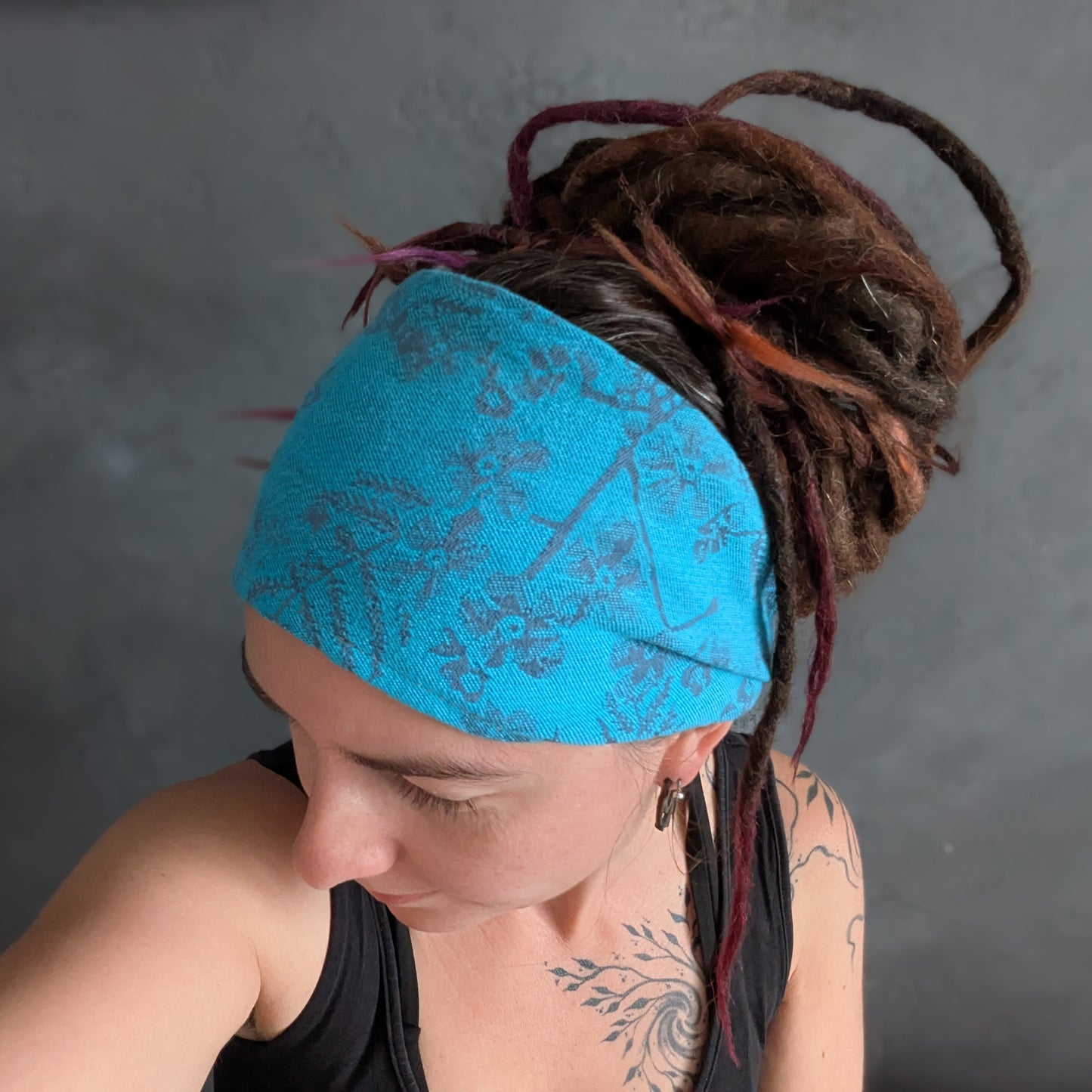 Scarf headband Flowers