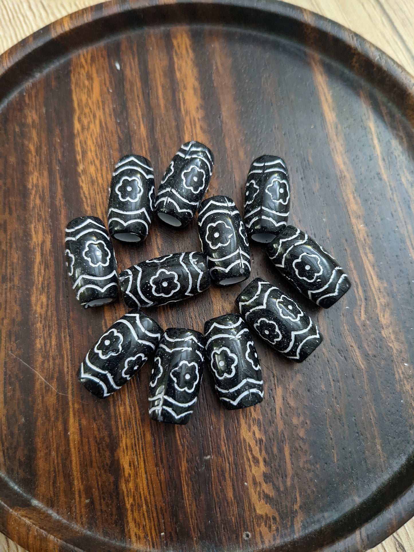 Rollers with flowers 2