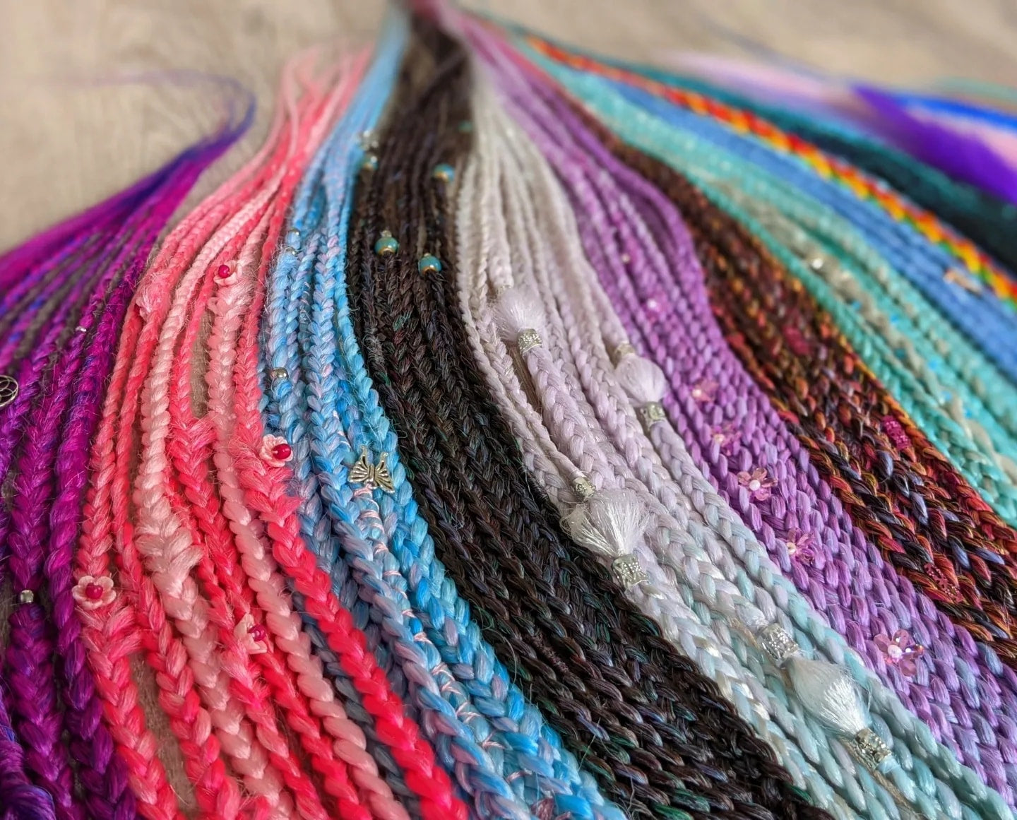 Braided elastic band "Princess" on request