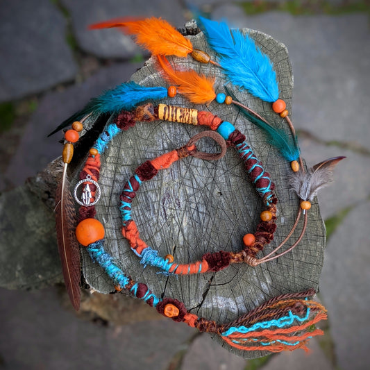 Hairwrap Turquoise (2in1)