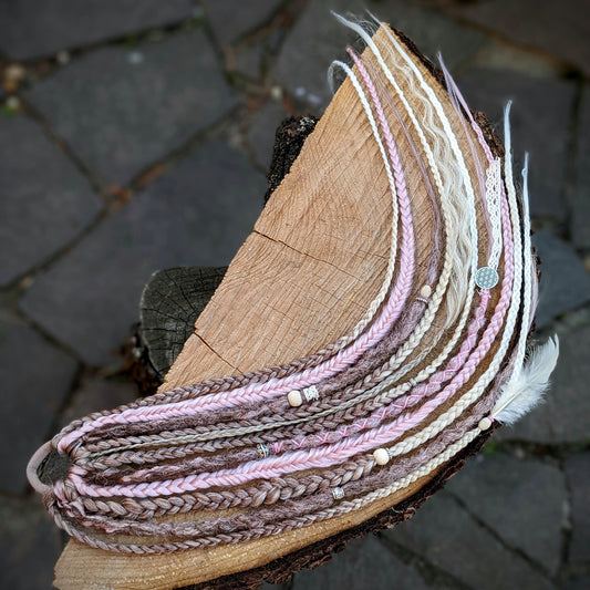 Braided dreadlock elastic band Hébé