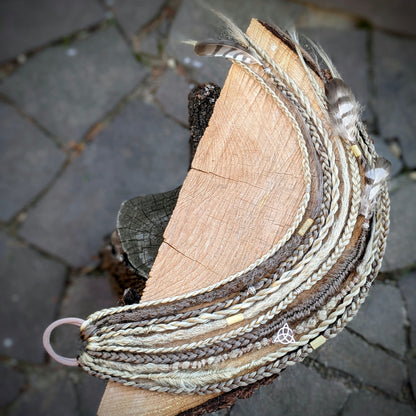 Braid dreadlock elastic band Hestia