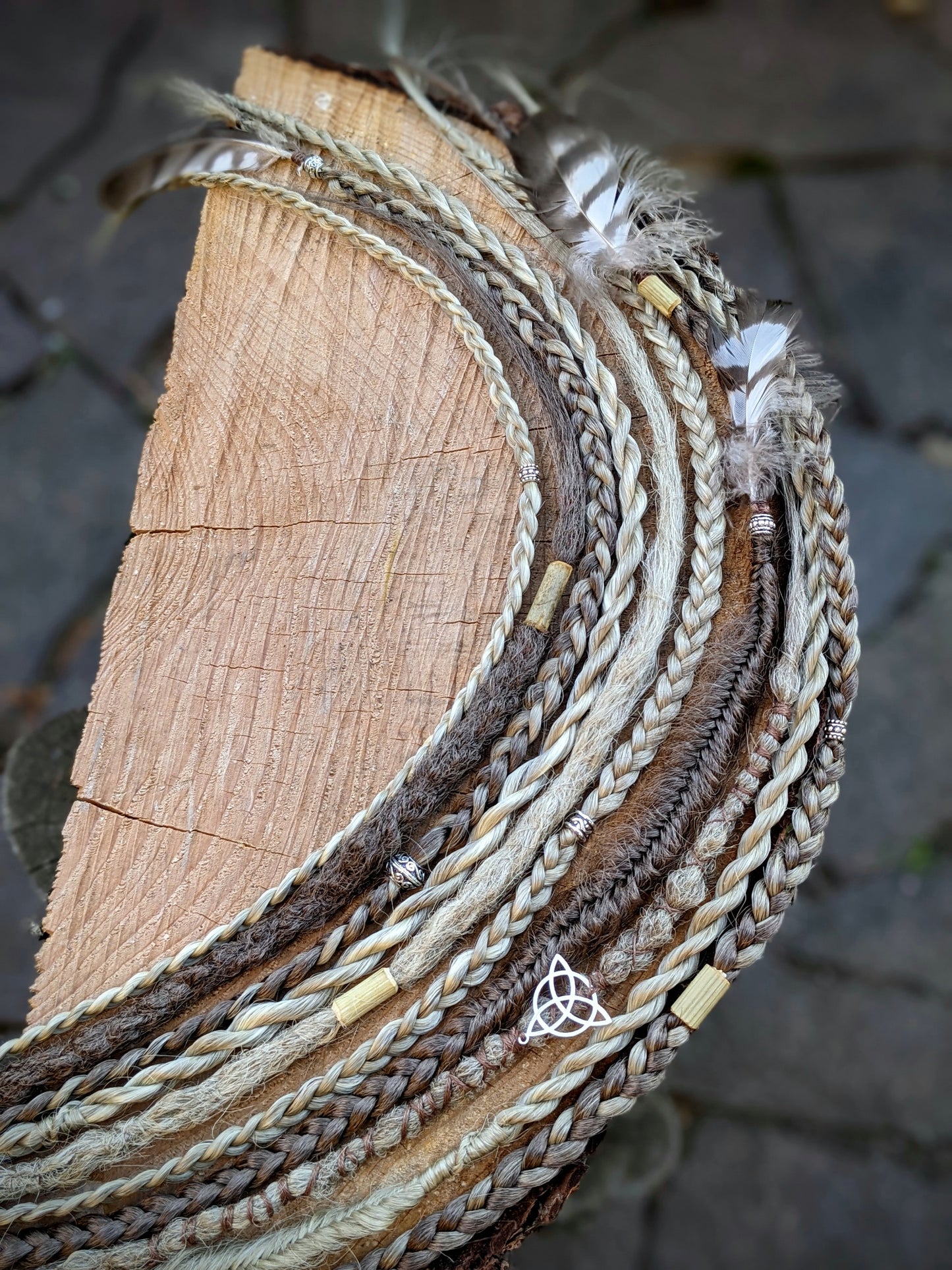 Braid dreadlock elastic band Hestia