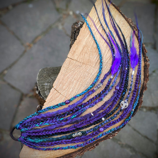 Braid dreadlock elastic band Tyché