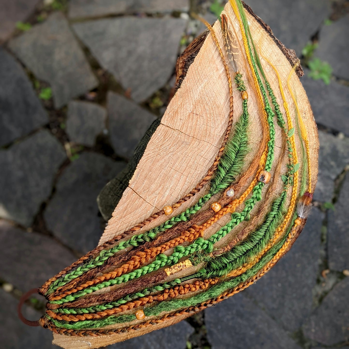 Mahkah braid dreadlock elastic