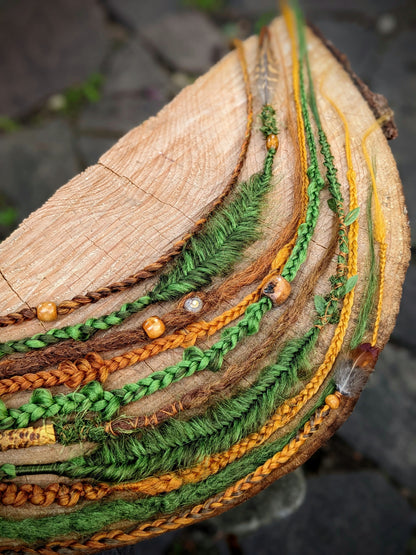 Mahkah braid dreadlock elastic