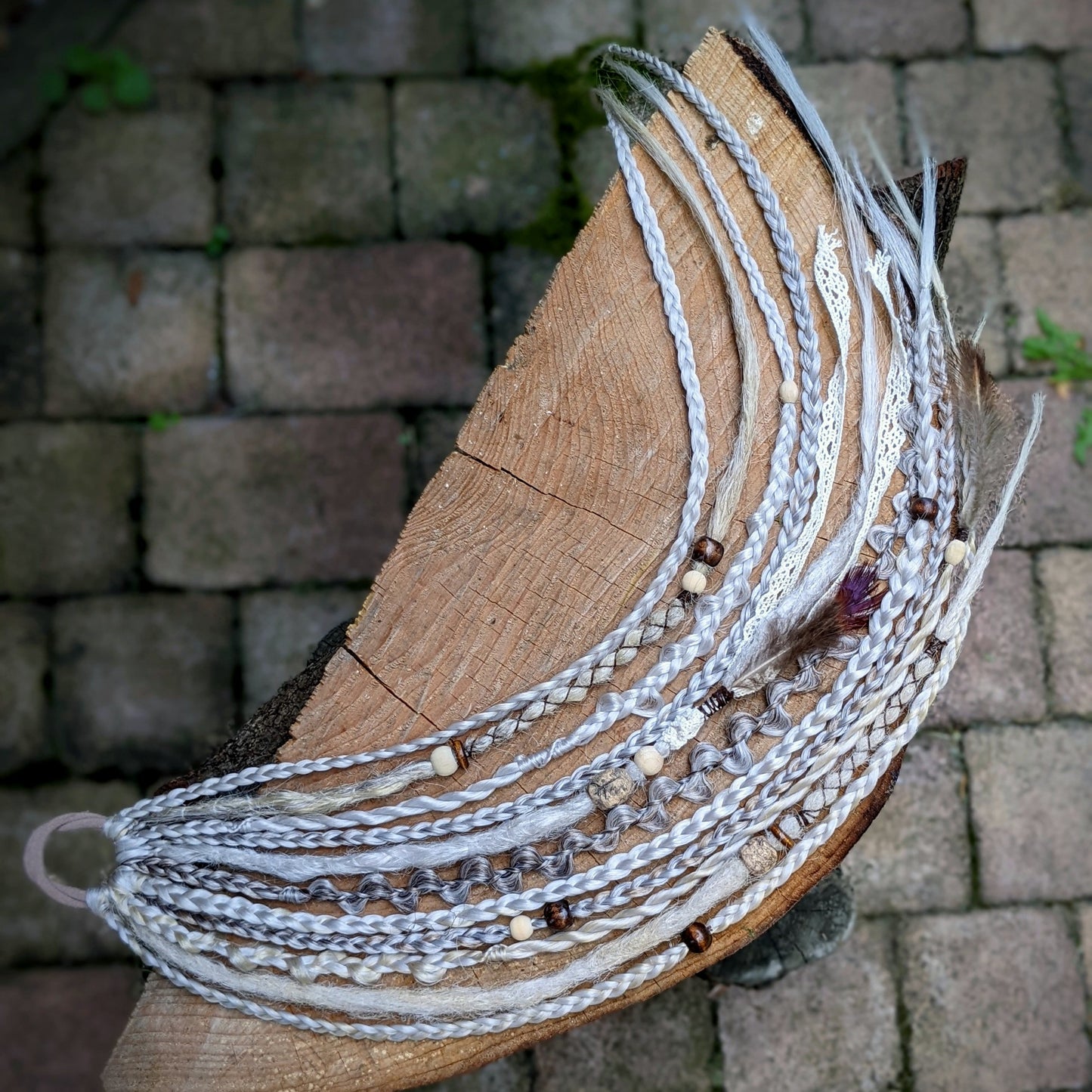 Braided dreadlock elastic Sjöfn