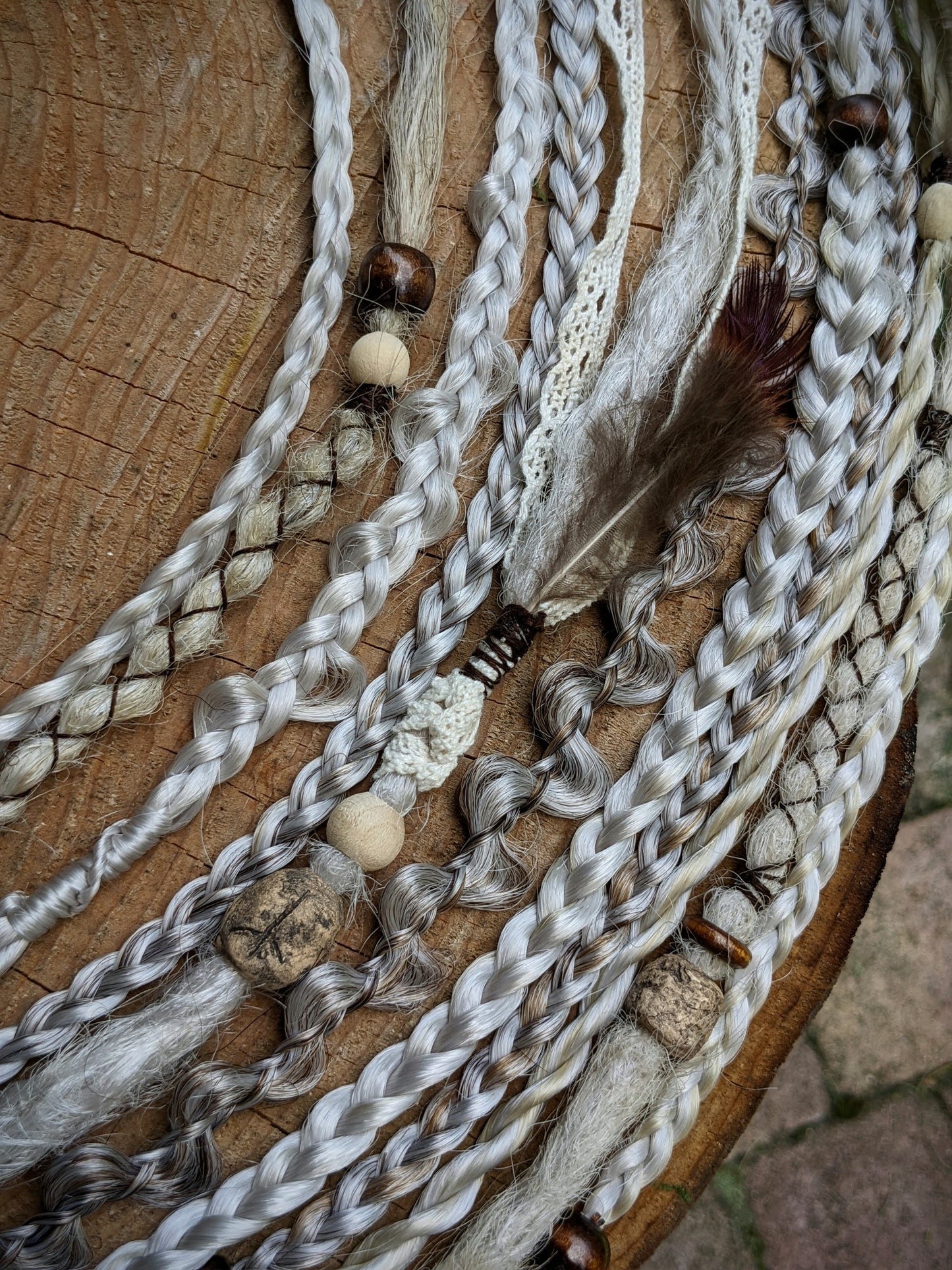 Braided dreadlock elastic Sjöfn