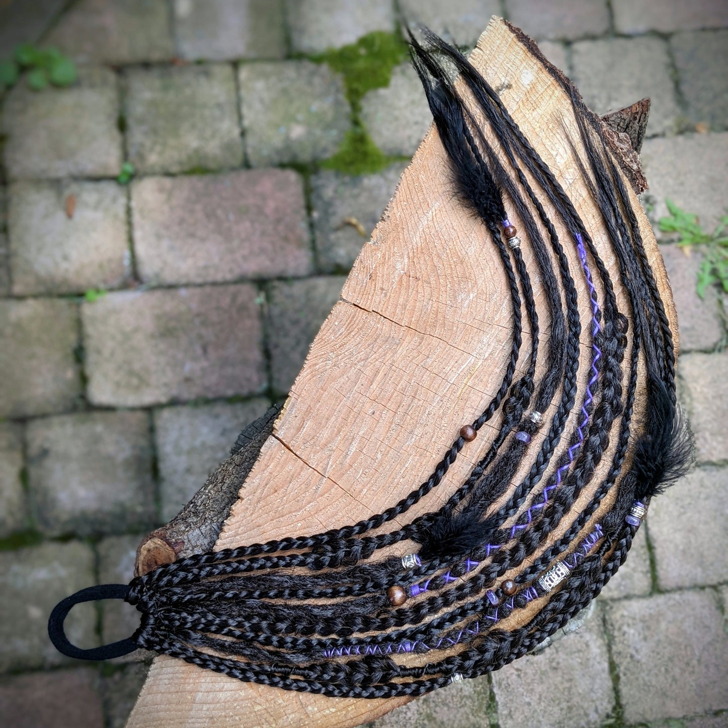 Groth braid dreadlock elastic