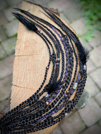 Groth braid dreadlock elastic