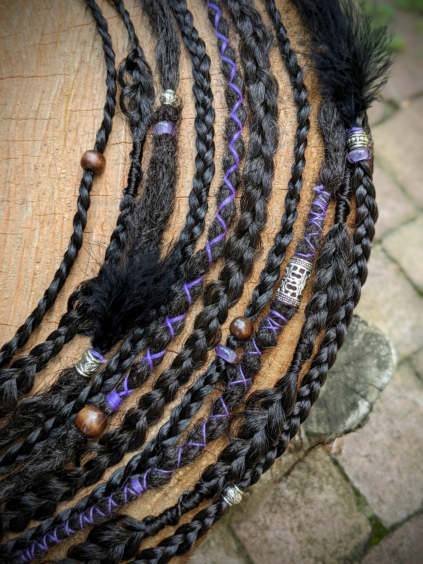 Groth braid dreadlock elastic