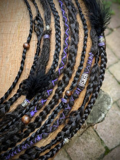 Groth braid dreadlock elastic