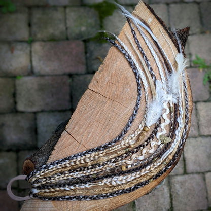 Braided dreadlock elastic band Gunara
