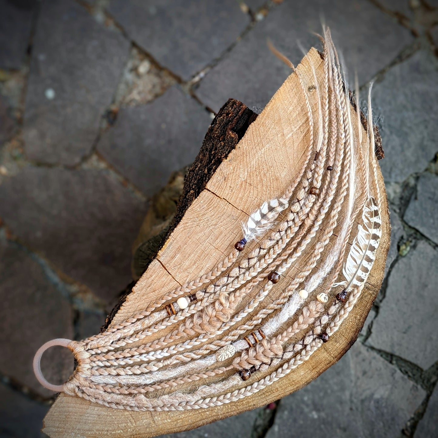 Braided dreadlock elastic band Nayru