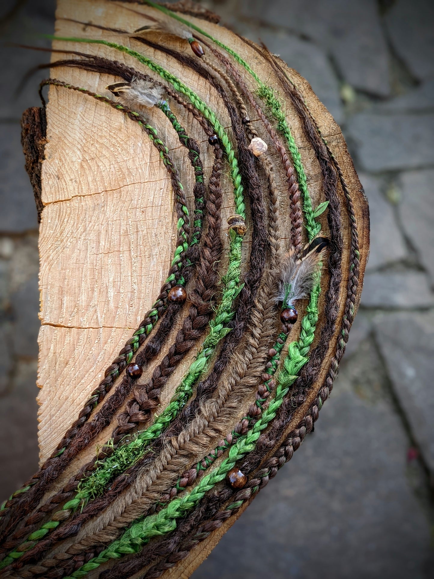 Hippolyta braid dreadlock elastic